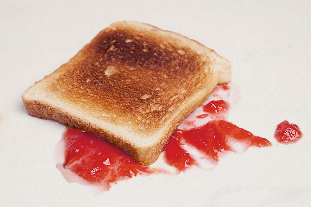 red toast jelly floor